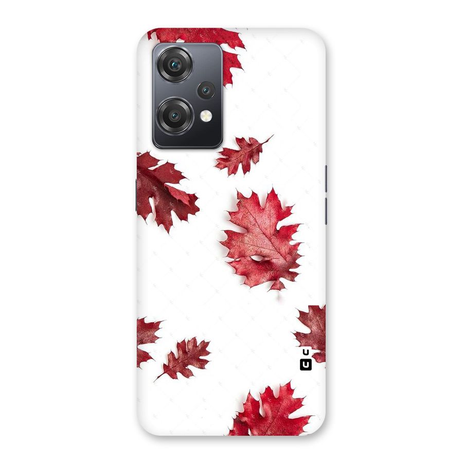 Red Appealing Autumn Leaves Back Case for OnePlus Nord CE 2 Lite 5G