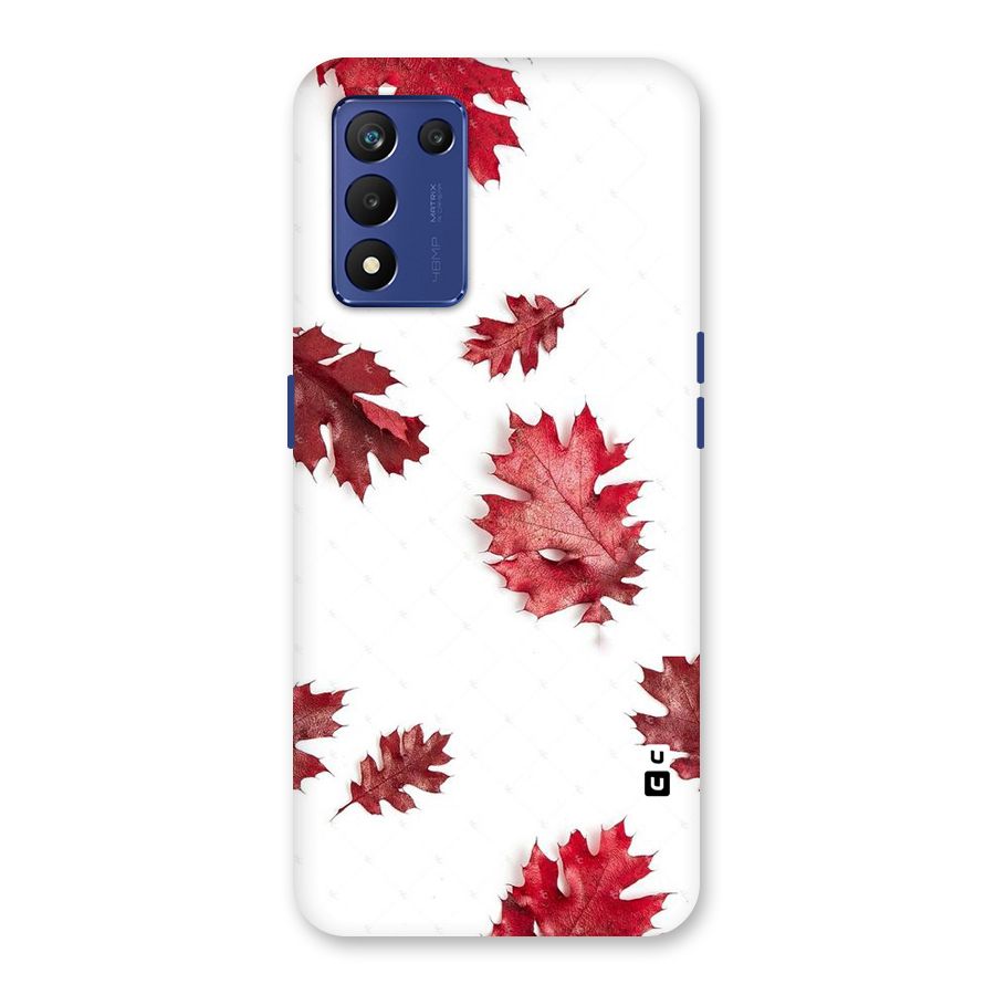 Red Appealing Autumn Leaves Back Case for Realme 9 5G Speed