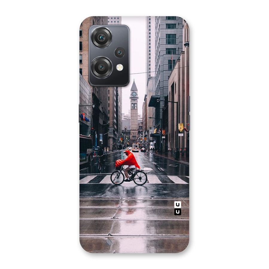 Red Bicycle Street Back Case for OnePlus Nord CE 2 Lite 5G