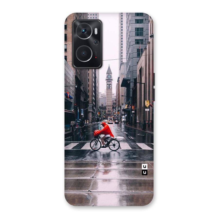 Red Bicycle Street Back Case for Oppo K10 4G