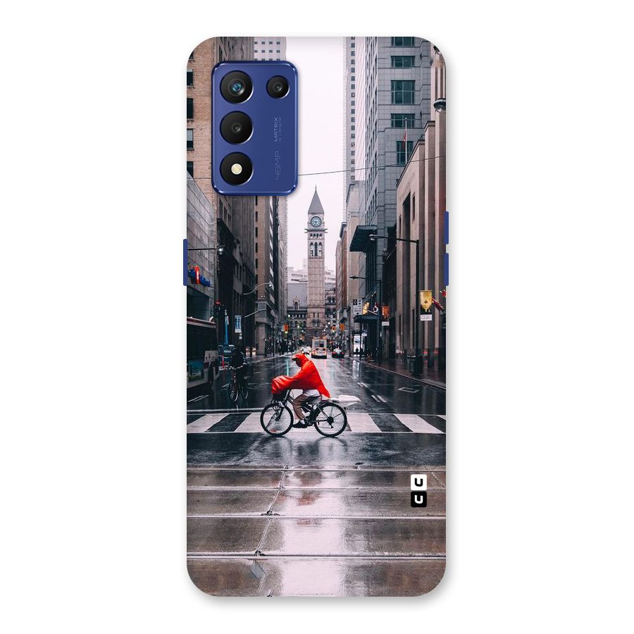 Red Bicycle Street Back Case for Realme 9 5G Speed