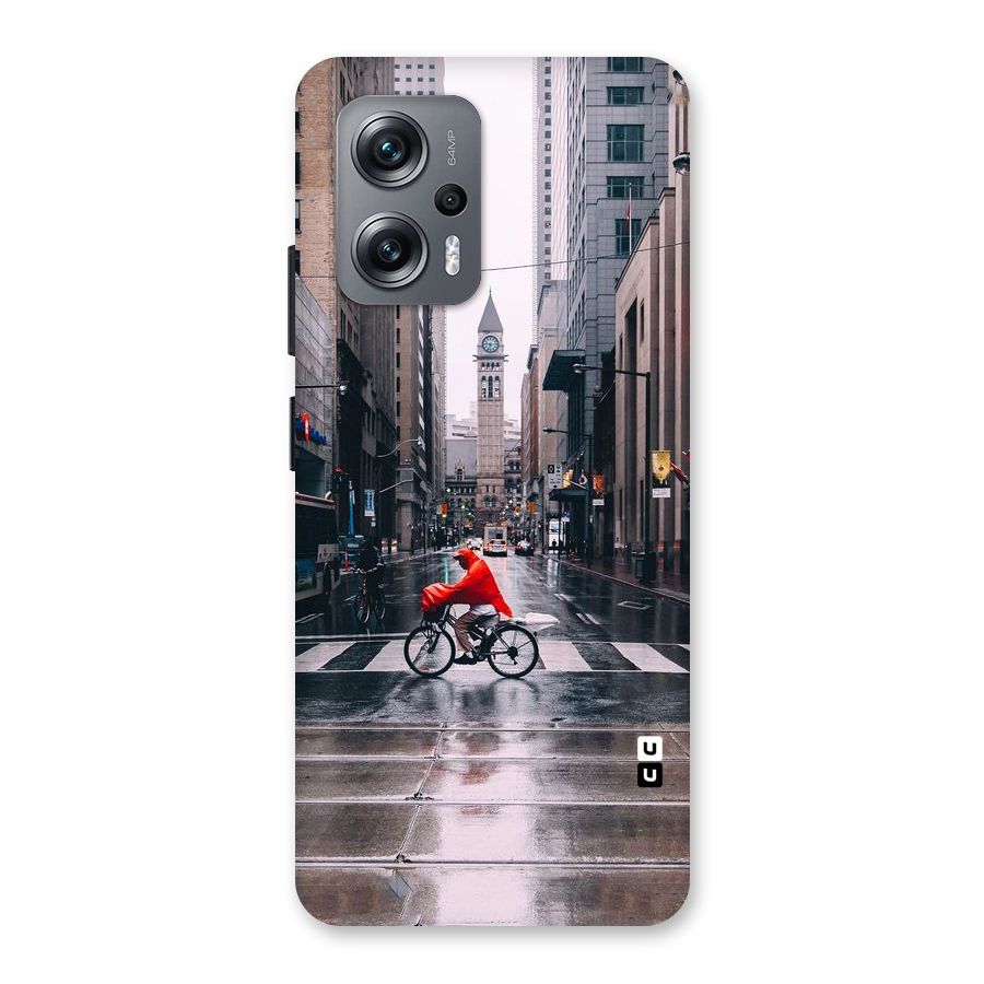 Red Bicycle Street Back Case for Redmi K50i