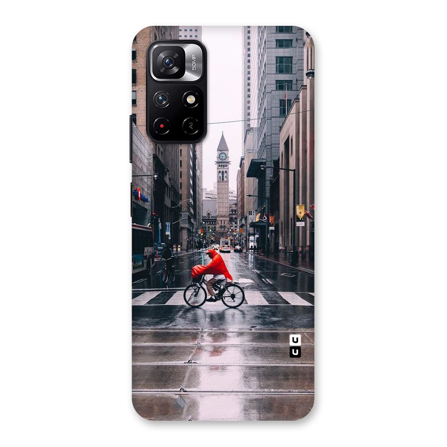 Red Bicycle Street Back Case for Redmi Note 11T 5G
