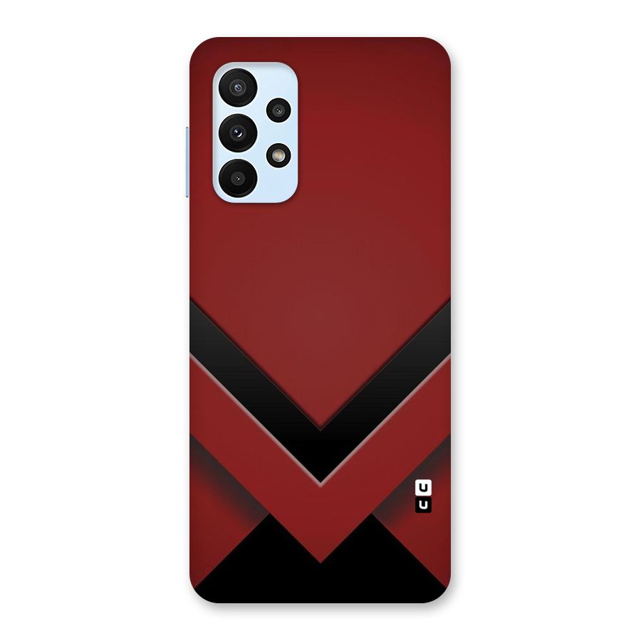 Red Black Fold Back Case for Galaxy A23