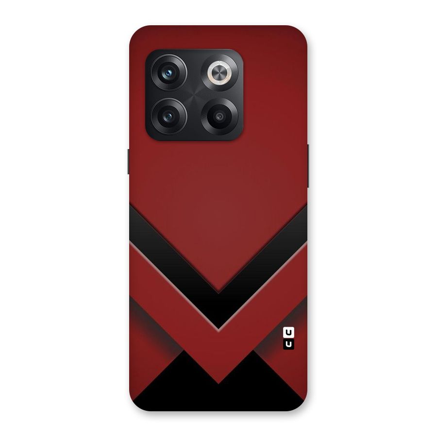 Red Black Fold Back Case for OnePlus 10T