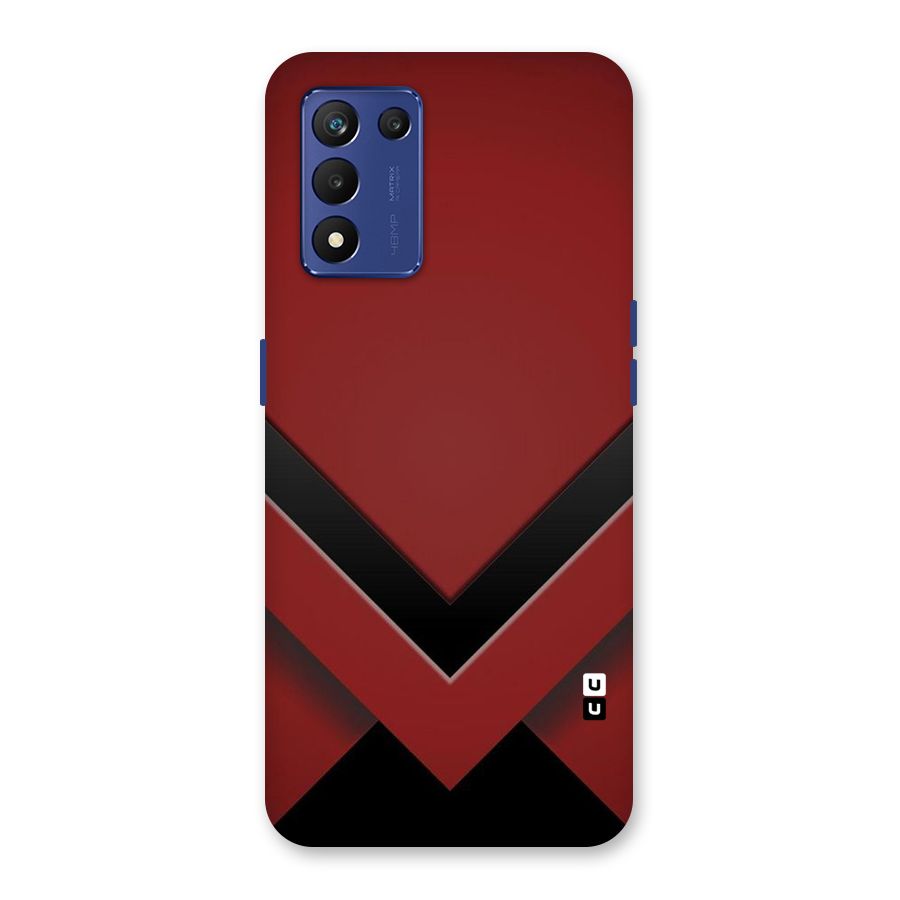 Red Black Fold Back Case for Realme 9 5G Speed