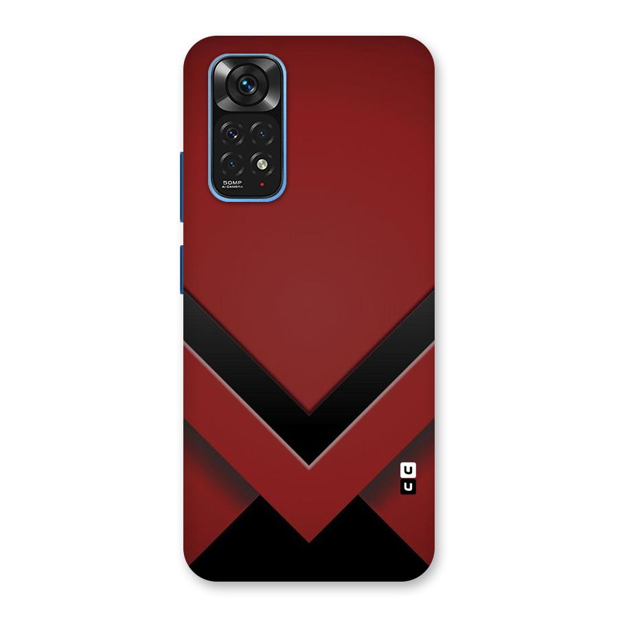 Red Black Fold Back Case for Redmi Note 11S