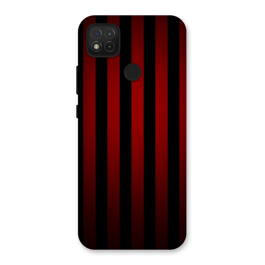 Red Black Stripes Back Case for Redmi 9 Activ