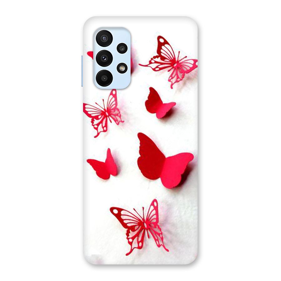 Red Butterflies Back Case for Galaxy A23