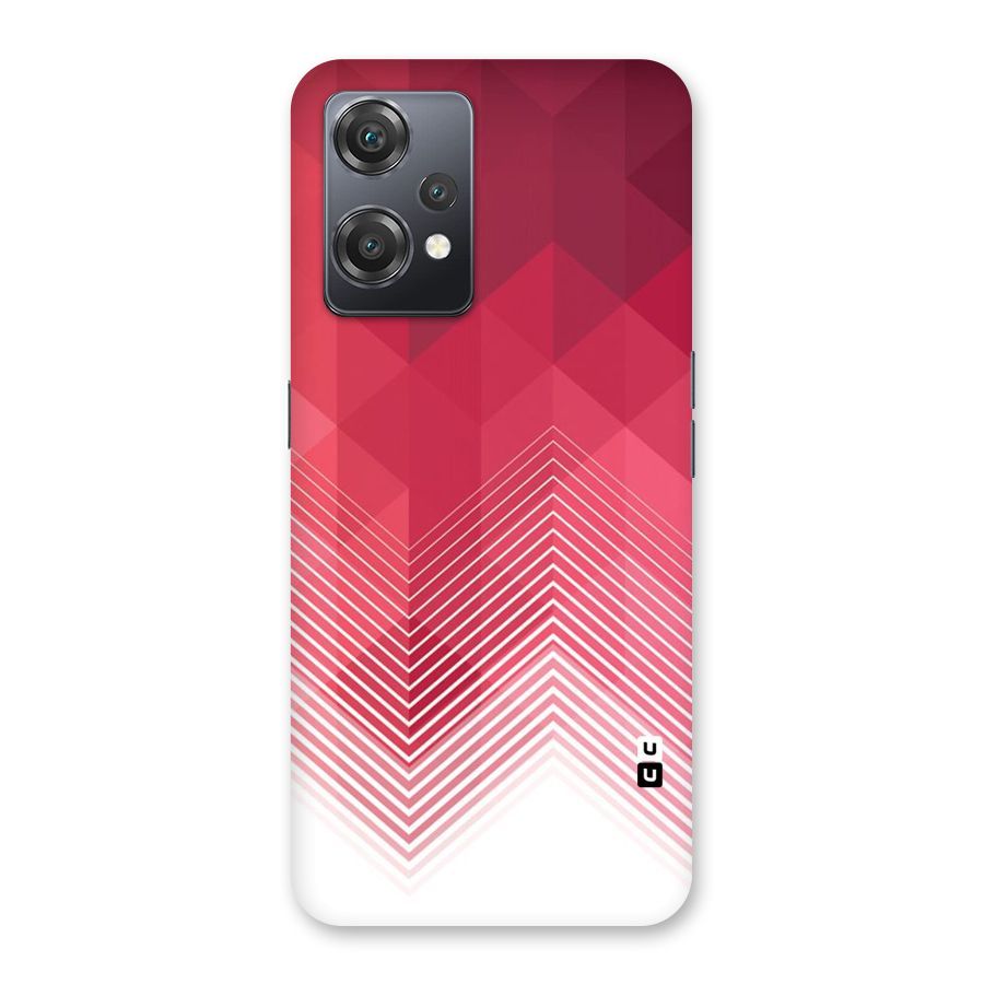Red Chevron Abstract Back Case for OnePlus Nord CE 2 Lite 5G