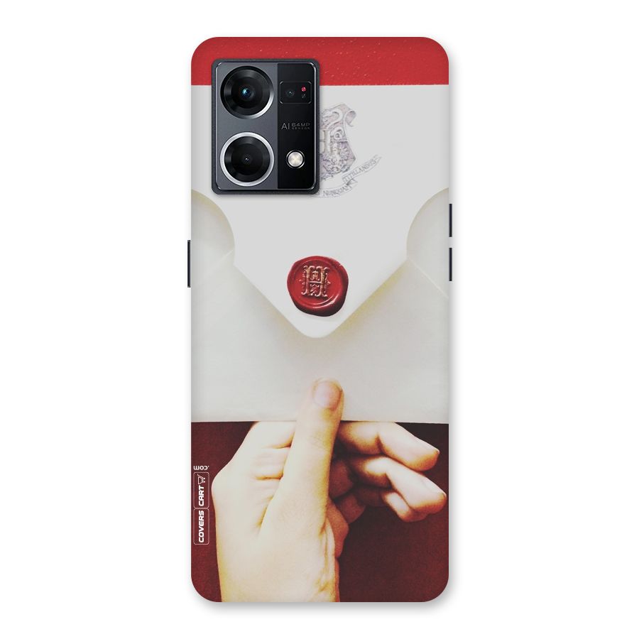 Red Envelope Glass Back Case for Oppo F21 Pro 5G