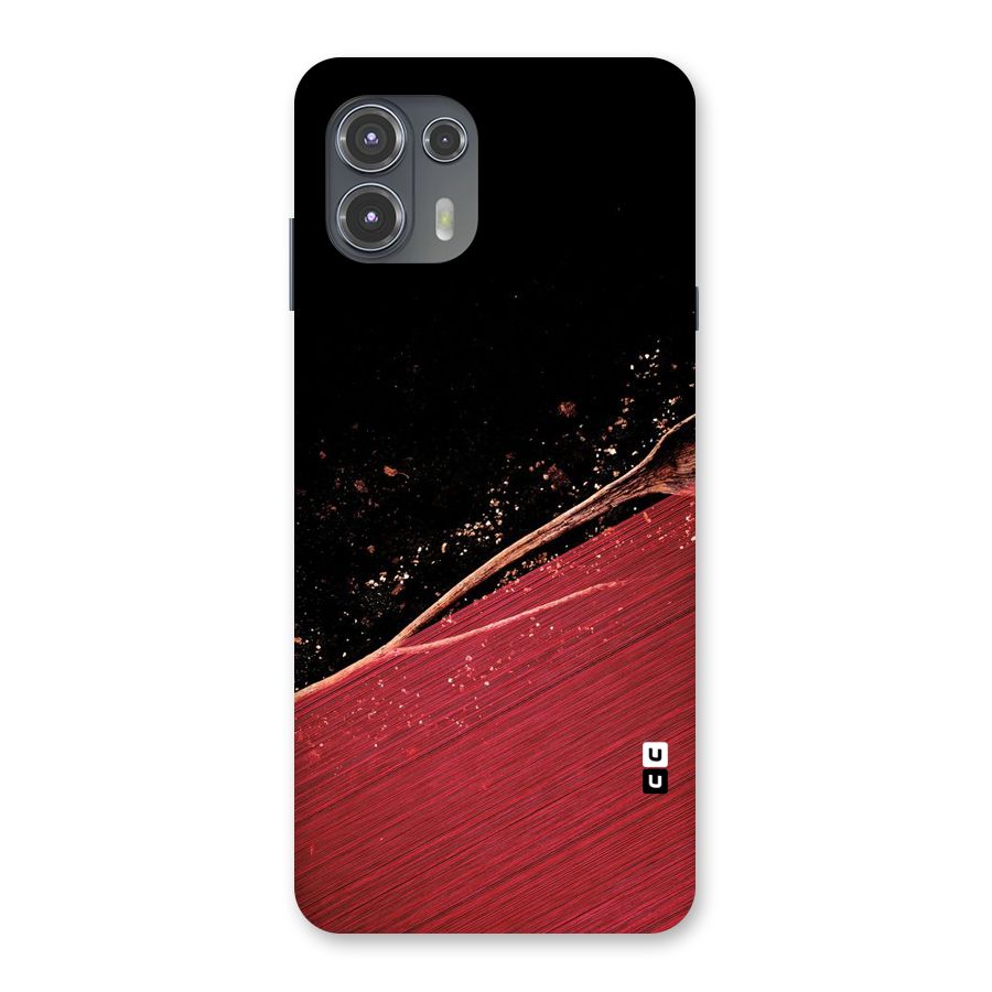 Red Flow Drops Back Case for Motorola Edge 20 Fusion