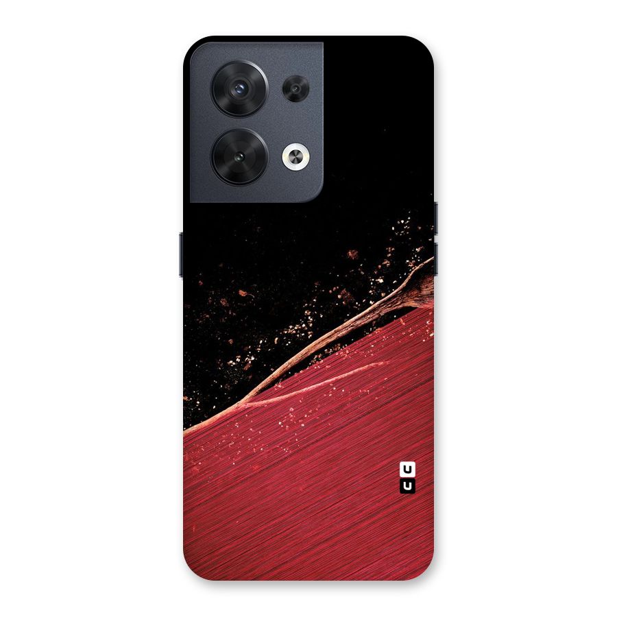 Red Flow Drops Back Case for Oppo Reno8 5G