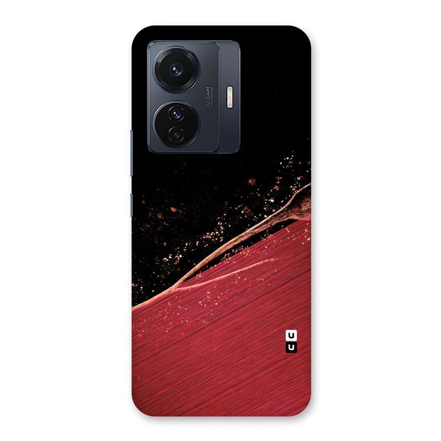 Red Flow Drops Back Case for Vivo T1 Pro