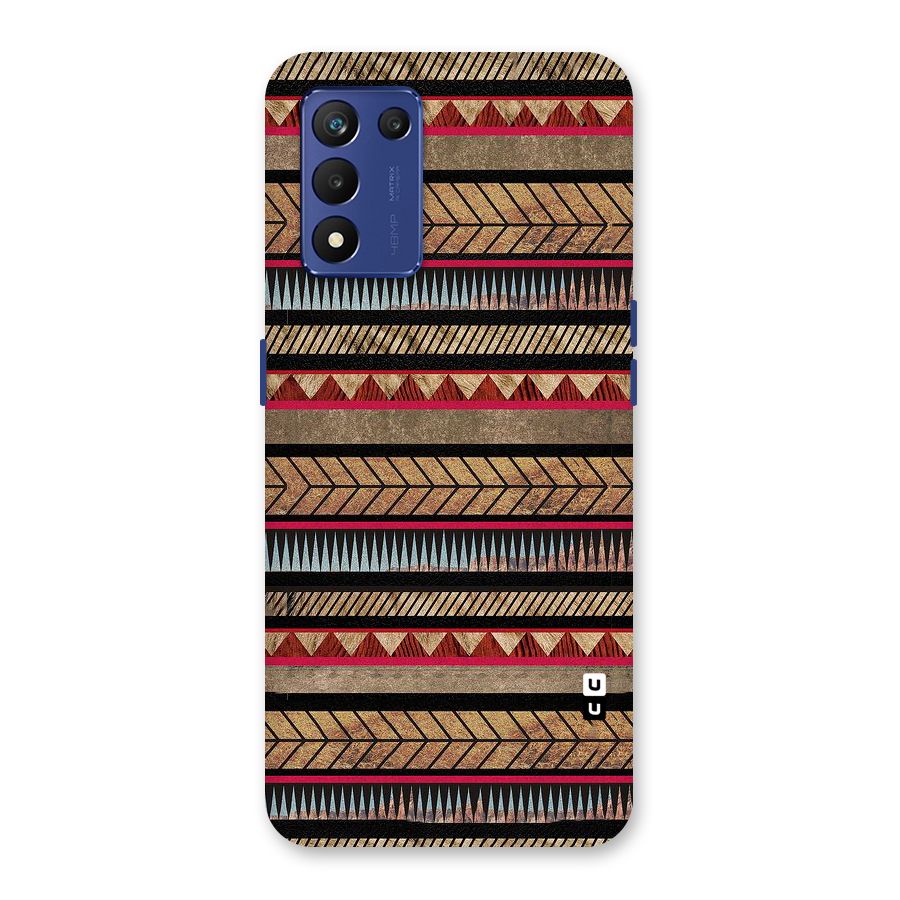 Red Indie Pattern Back Case for Realme 9 5G Speed