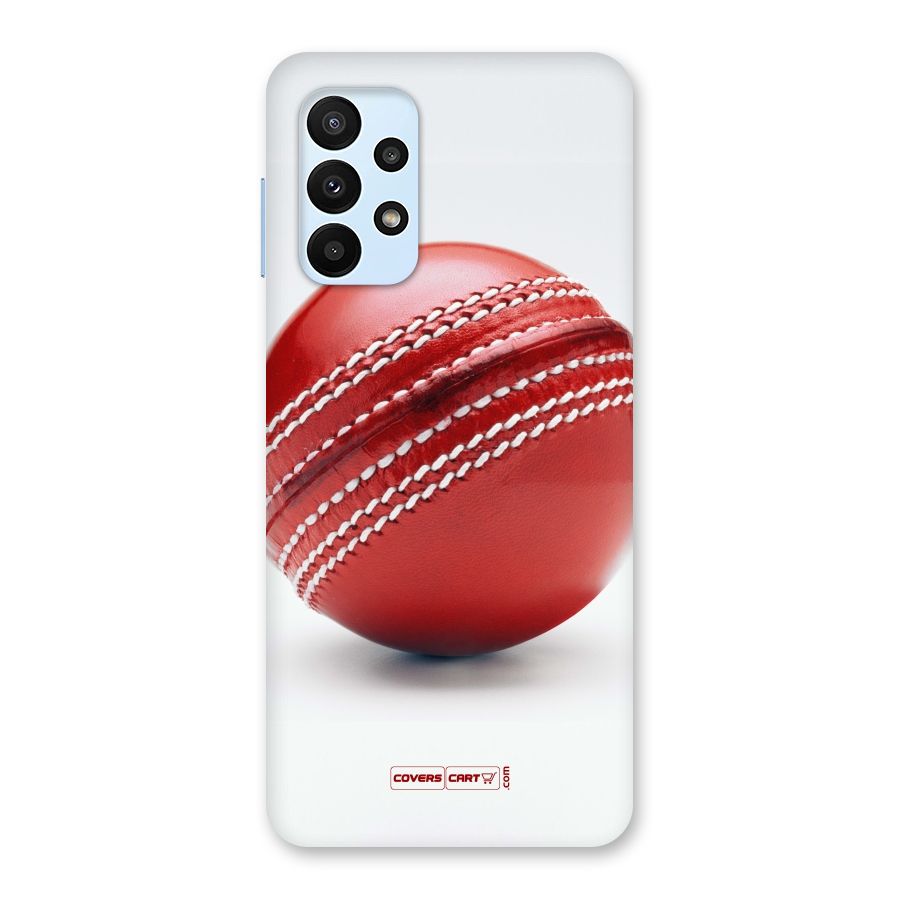 Red International Cricket Ball Back Case for Galaxy A23