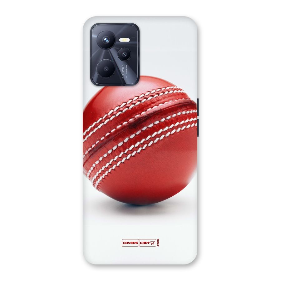 Red International Cricket Ball Back Case for Realme C35