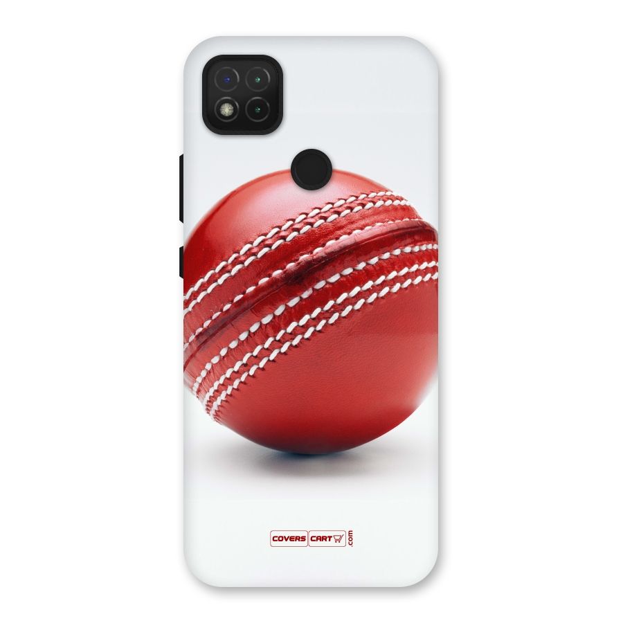 Red International Cricket Ball Back Case for Redmi 9 Activ