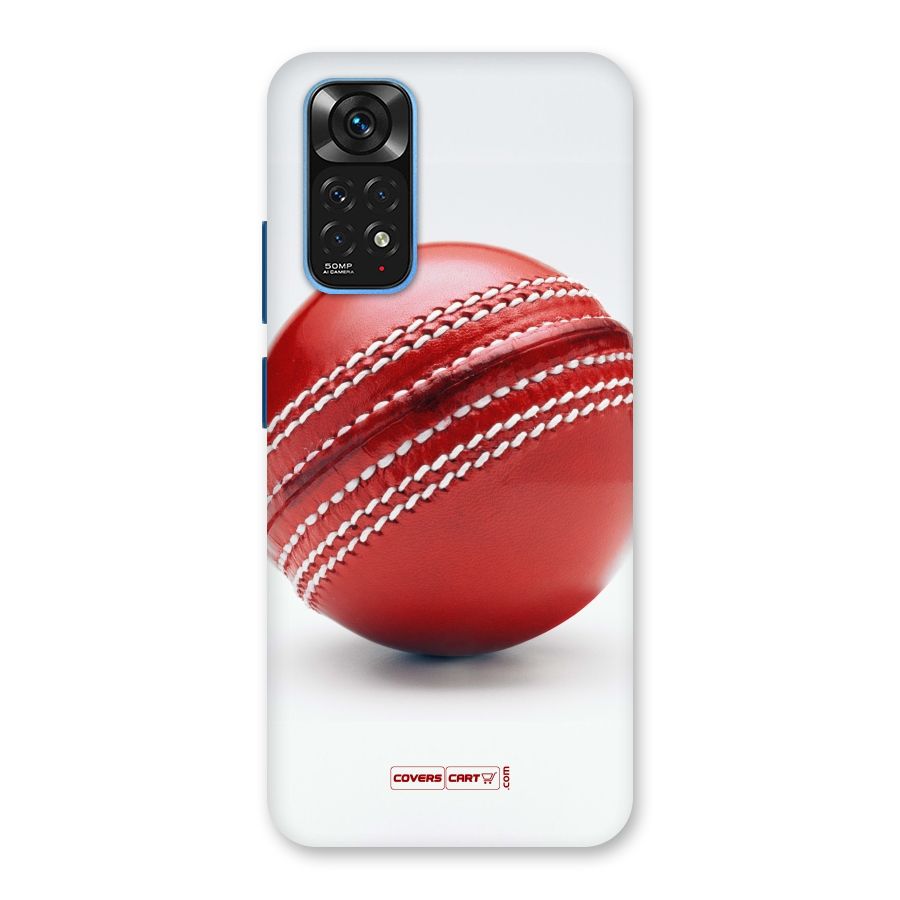 Red International Cricket Ball Back Case for Redmi Note 11S