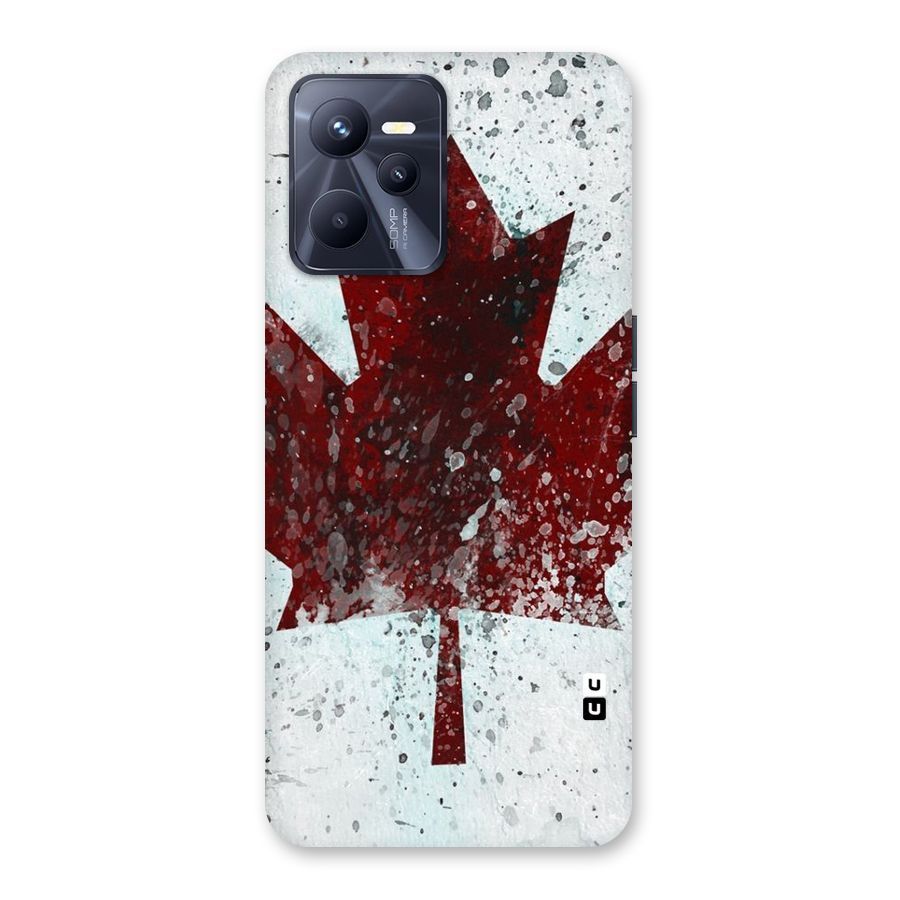 Red Maple Snow Back Case for Realme C35