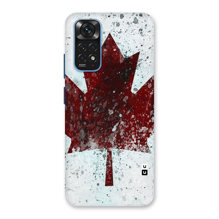 Red Maple Snow Back Case for Redmi Note 11S
