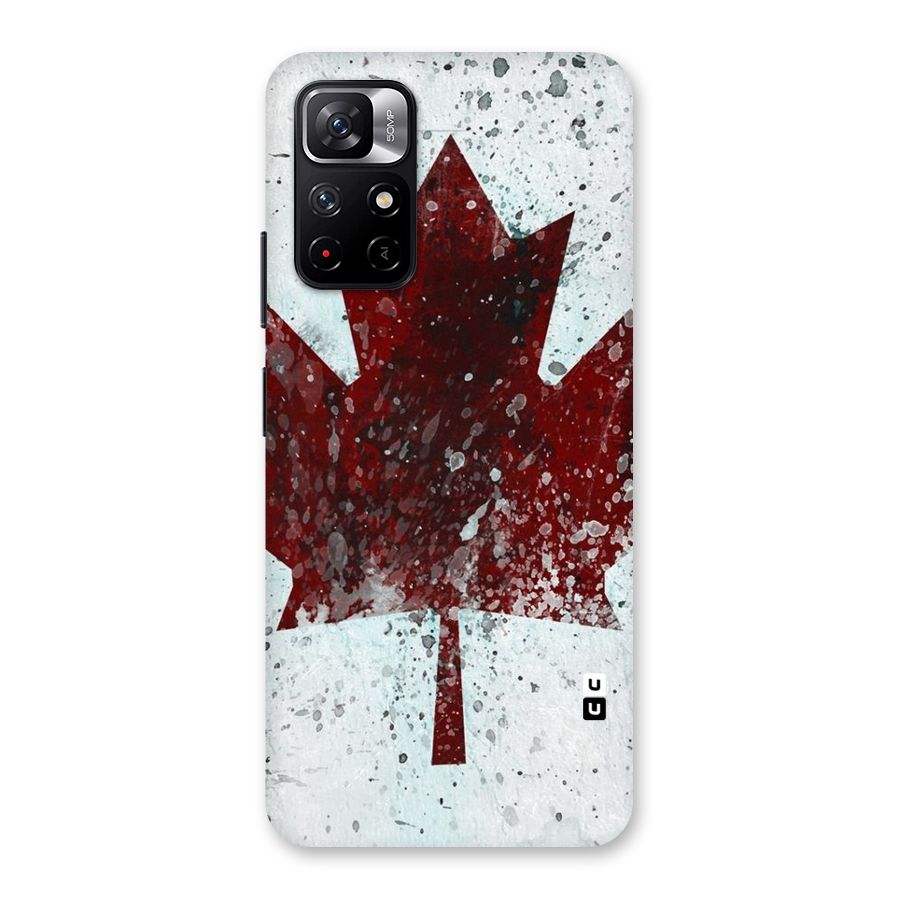 Red Maple Snow Back Case for Redmi Note 11T 5G