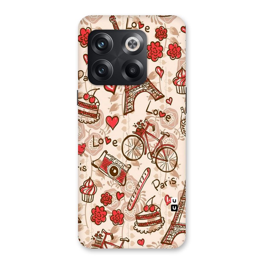 Red Peach City Back Case for OnePlus 10T