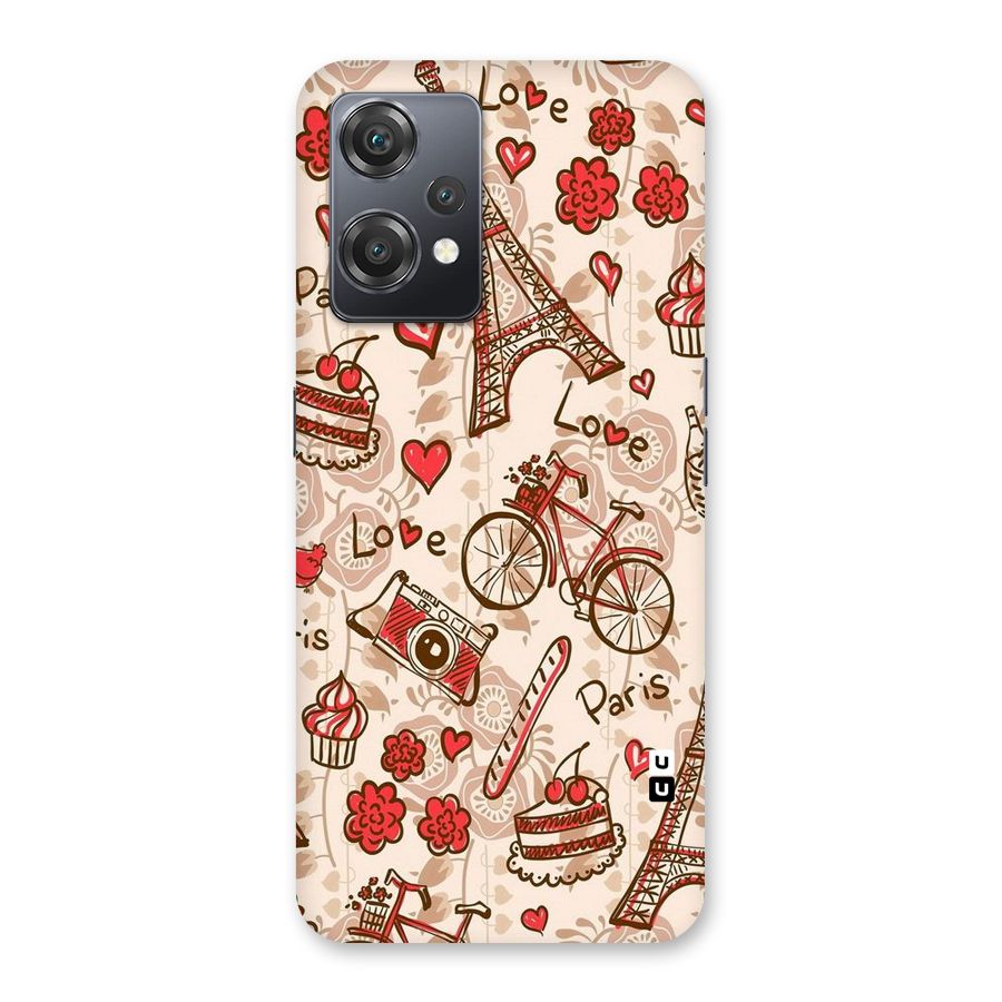 Red Peach City Back Case for OnePlus Nord CE 2 Lite 5G