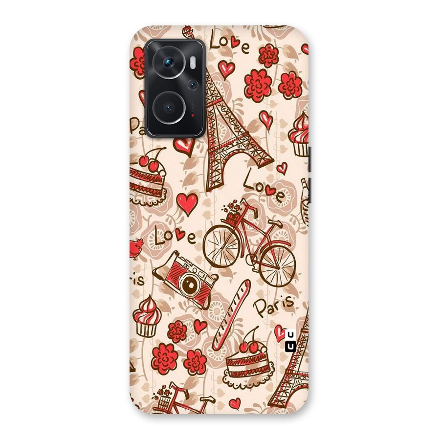 Red Peach City Back Case for Oppo K10 4G