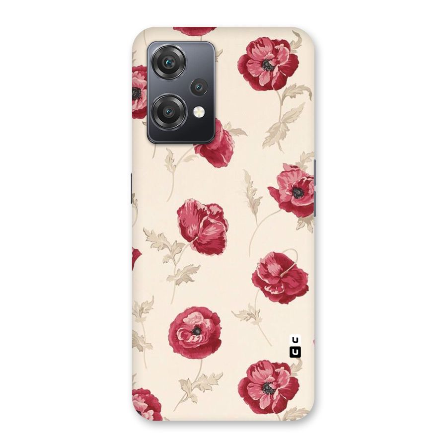 Red Rose Floral Art Back Case for OnePlus Nord CE 2 Lite 5G
