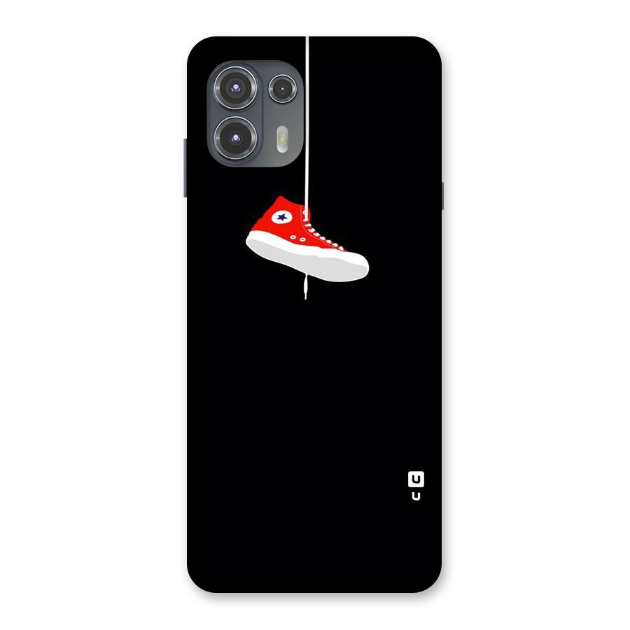 Red Shoe Hanging Back Case for Motorola Edge 20 Fusion