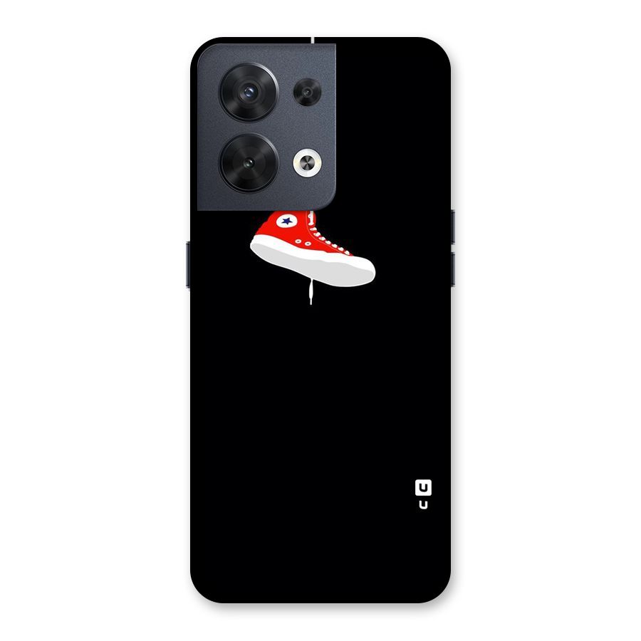 Red Shoe Hanging Back Case for Oppo Reno8 5G
