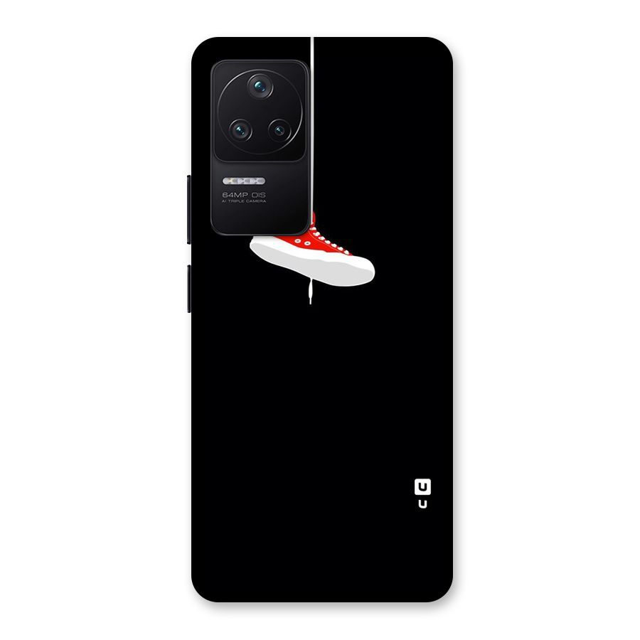 Red Shoe Hanging Back Case for Poco F4 5G