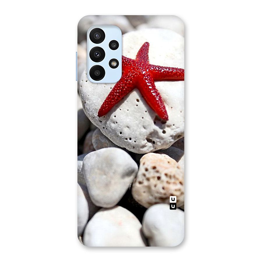 Red Star Fish Back Case for Galaxy A23