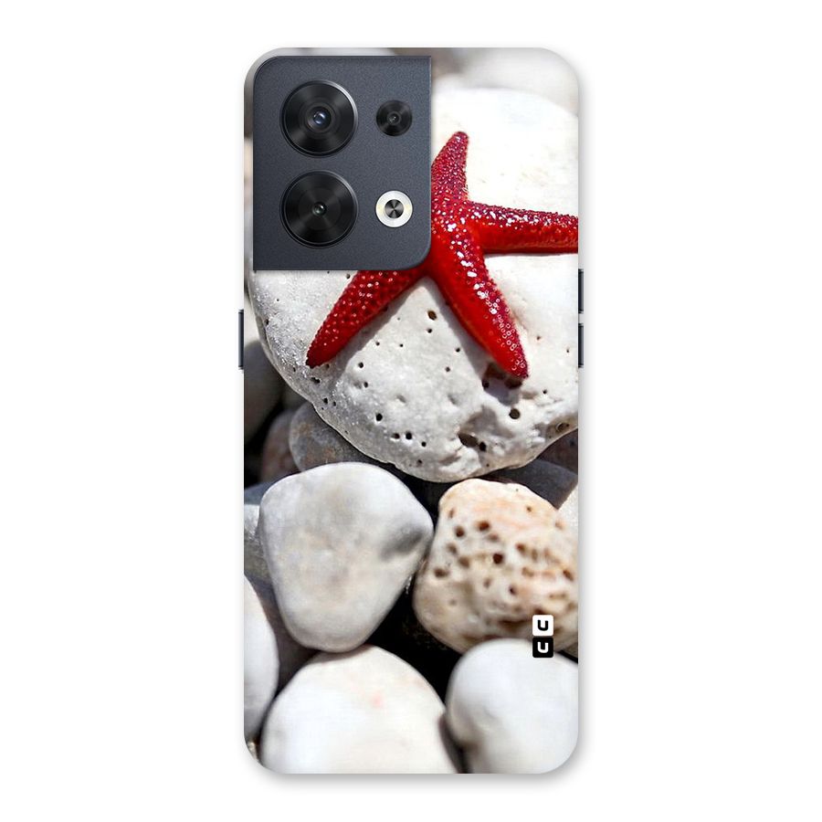 Red Star Fish Back Case for Oppo Reno8 5G
