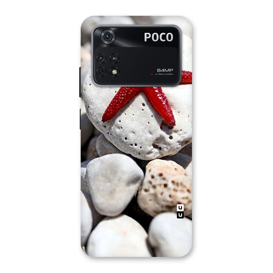 Red Star Fish Back Case for Poco M4 Pro 4G