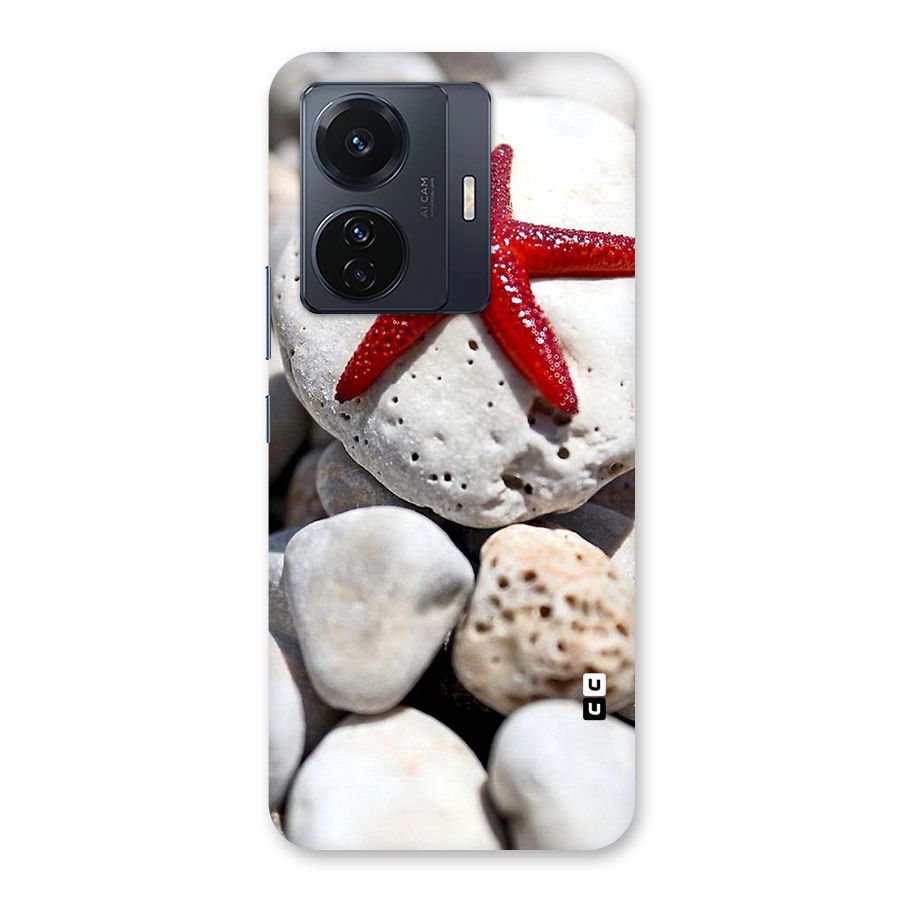 Red Star Fish Back Case for Vivo T1 Pro