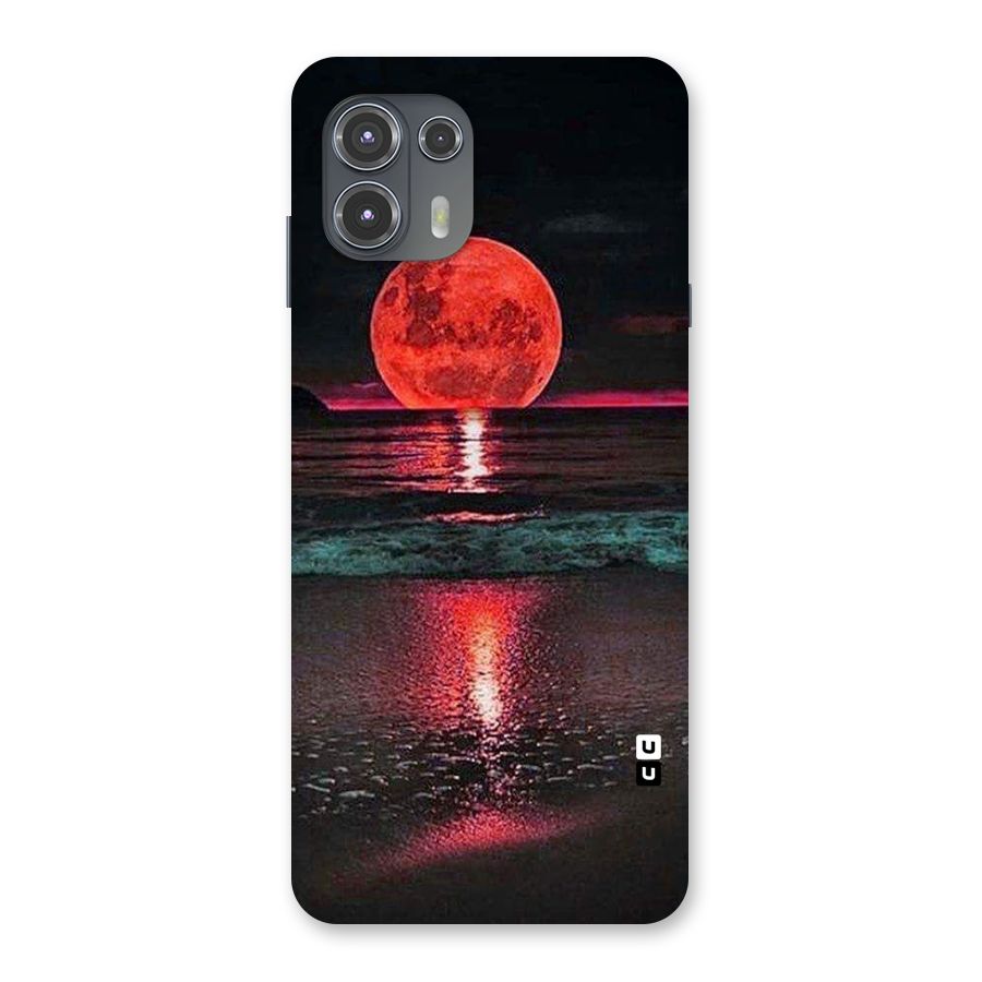 Red Sun Ocean Back Case for Motorola Edge 20 Fusion