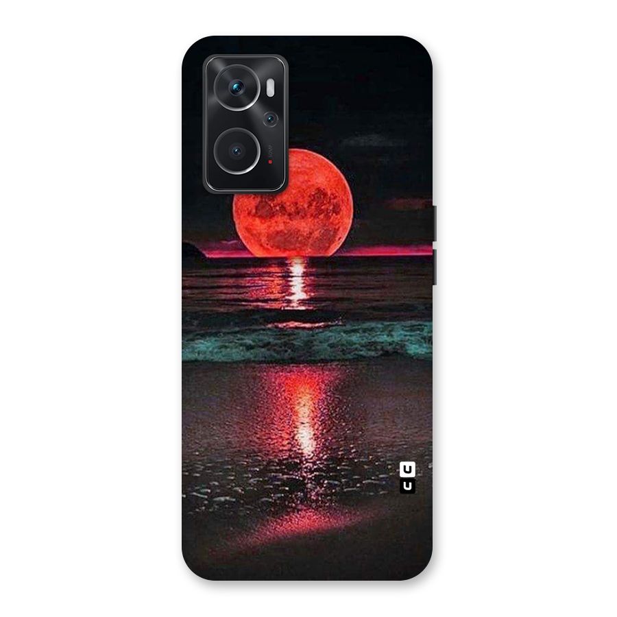 Red Sun Ocean Back Case for Oppo K10 4G