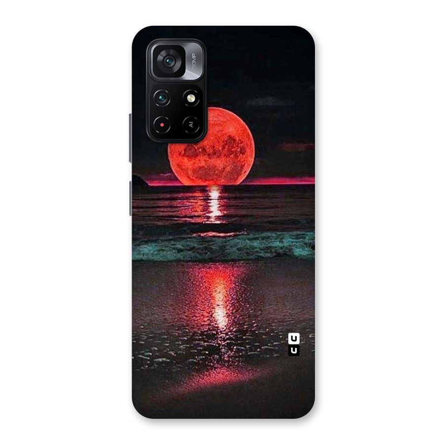 Red Sun Ocean Back Case for Poco M4 Pro 5G