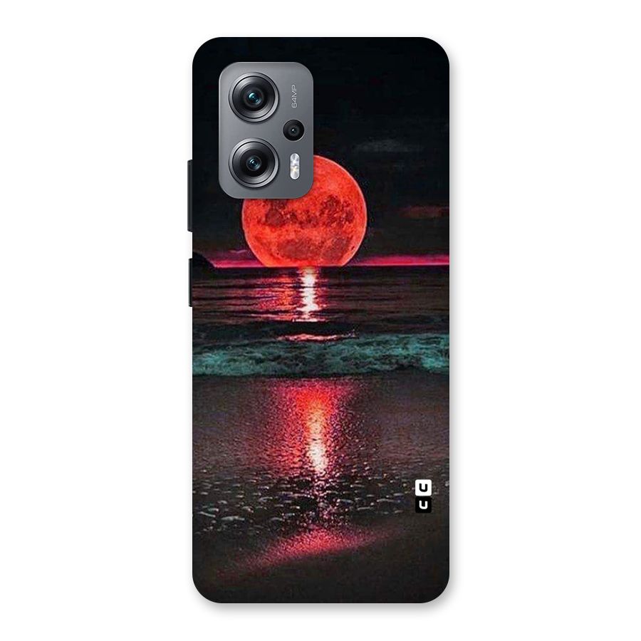Red Sun Ocean Back Case for Redmi K50i