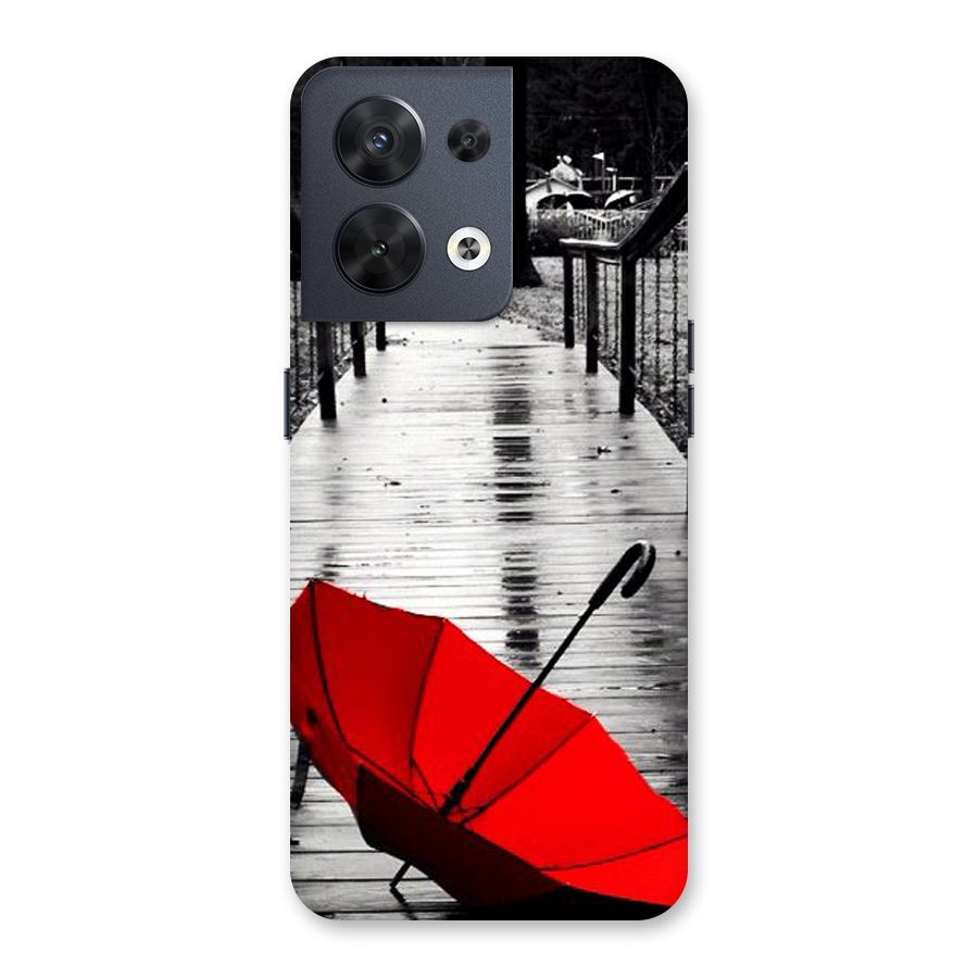 Red Umbrella Back Case for Oppo Reno8 5G