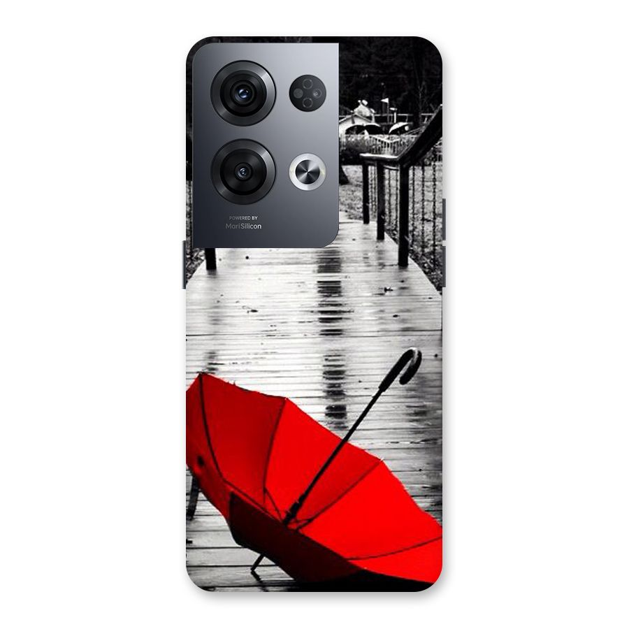 Red Umbrella Back Case for Oppo Reno8 Pro 5G