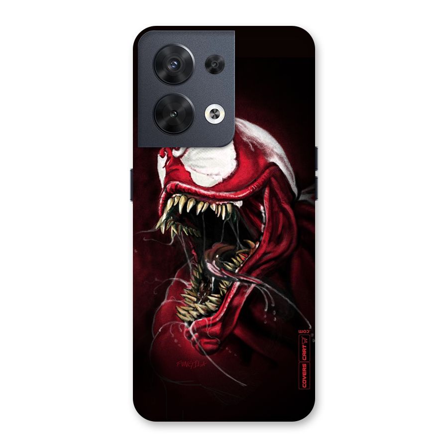 Red Venom Artwork Back Case for Oppo Reno8 5G