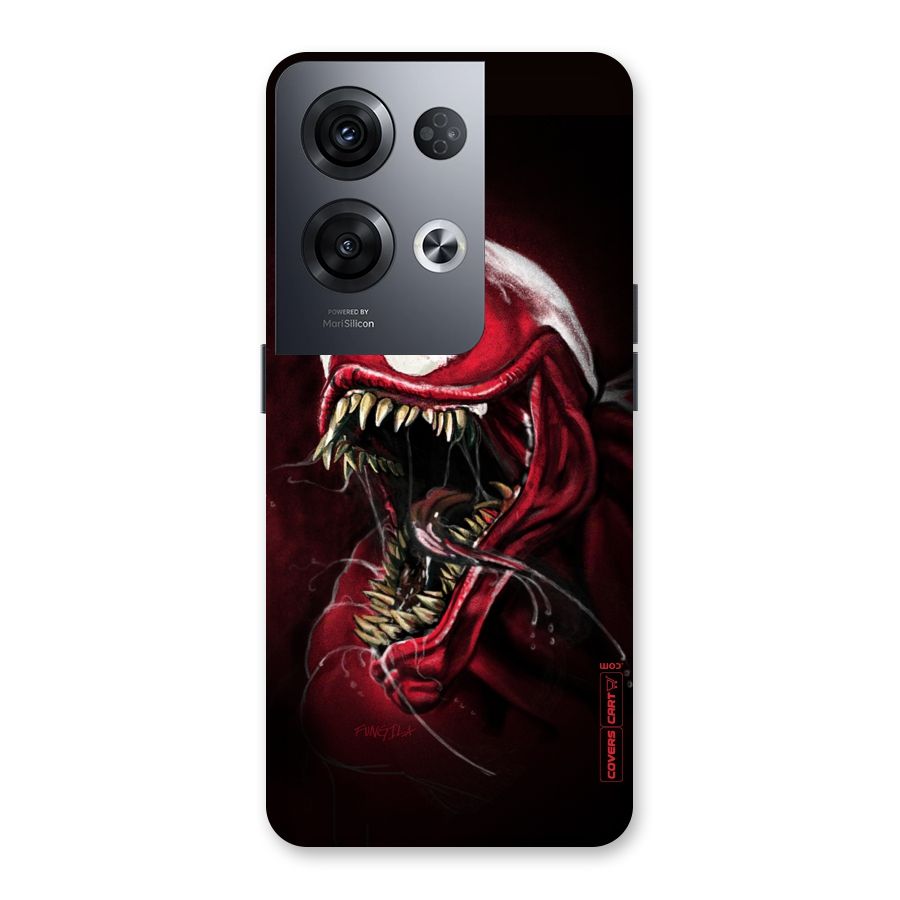 Red Venom Artwork Back Case for Oppo Reno8 Pro 5G