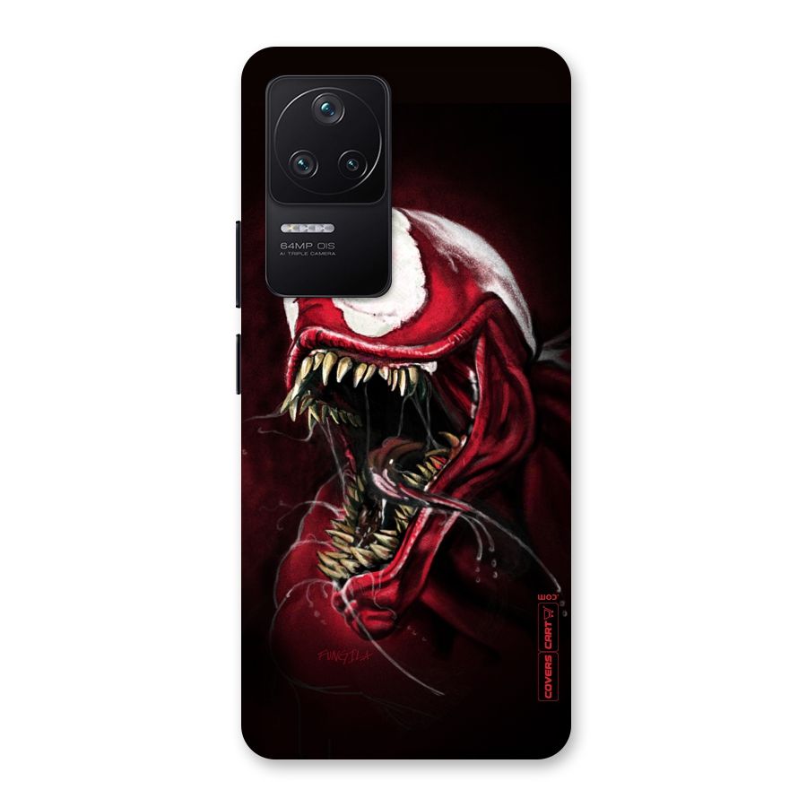 Red Venom Artwork Back Case for Poco F4 5G