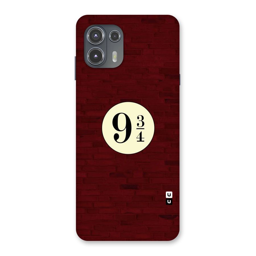Red Wall Express Back Case for Motorola Edge 20 Fusion