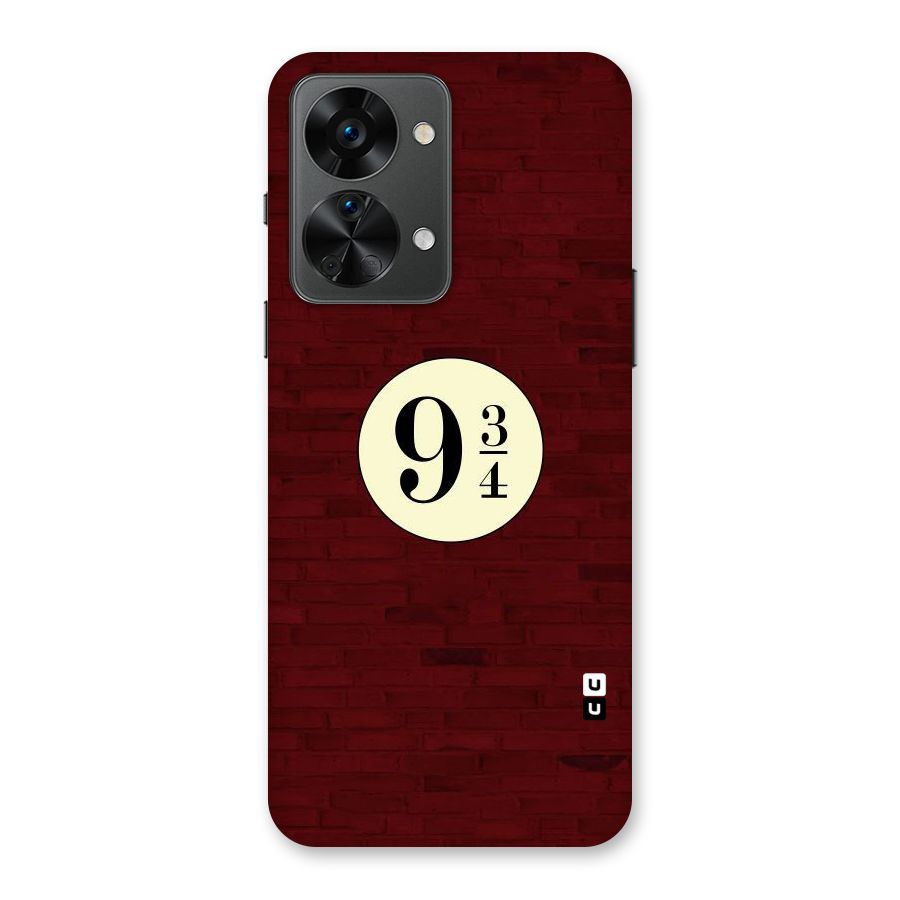 Red Wall Express Back Case for OnePlus Nord 2T