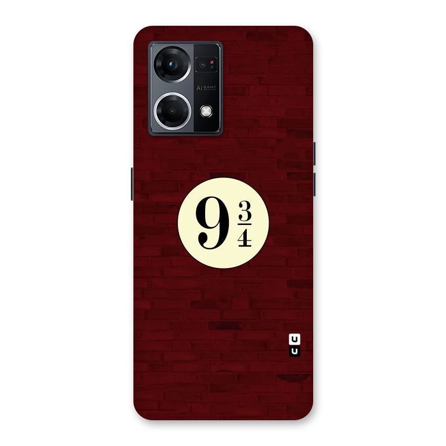Red Wall Express Glass Back Case for Oppo F21 Pro 5G
