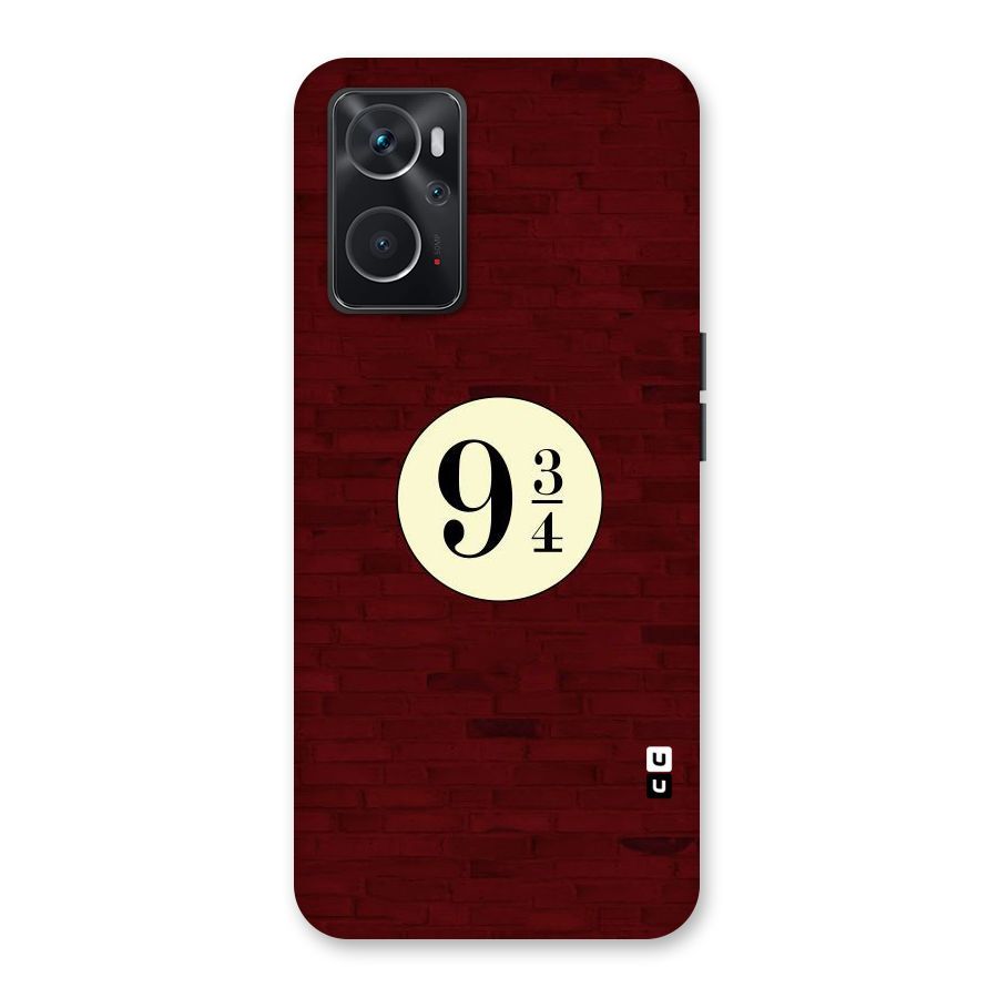 Red Wall Express Back Case for Oppo K10 4G